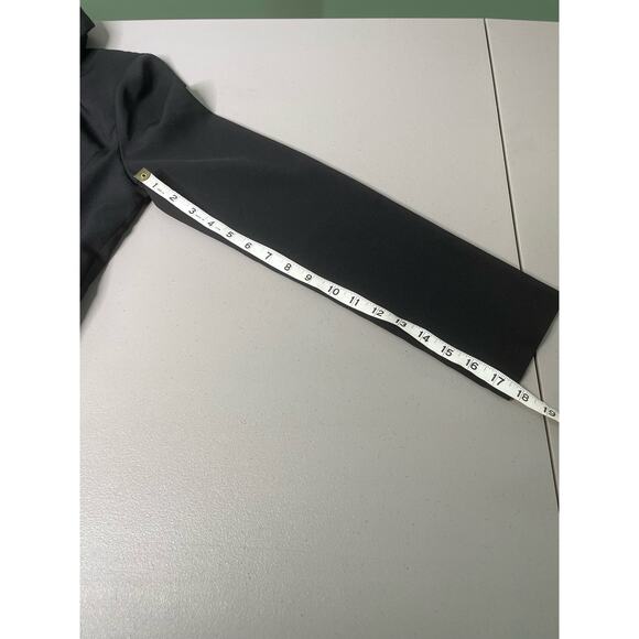 Joe Benbasset Drape Blazer Jacket Open Front Long Sleeve Career Lined Black L - Picture 11 of 11